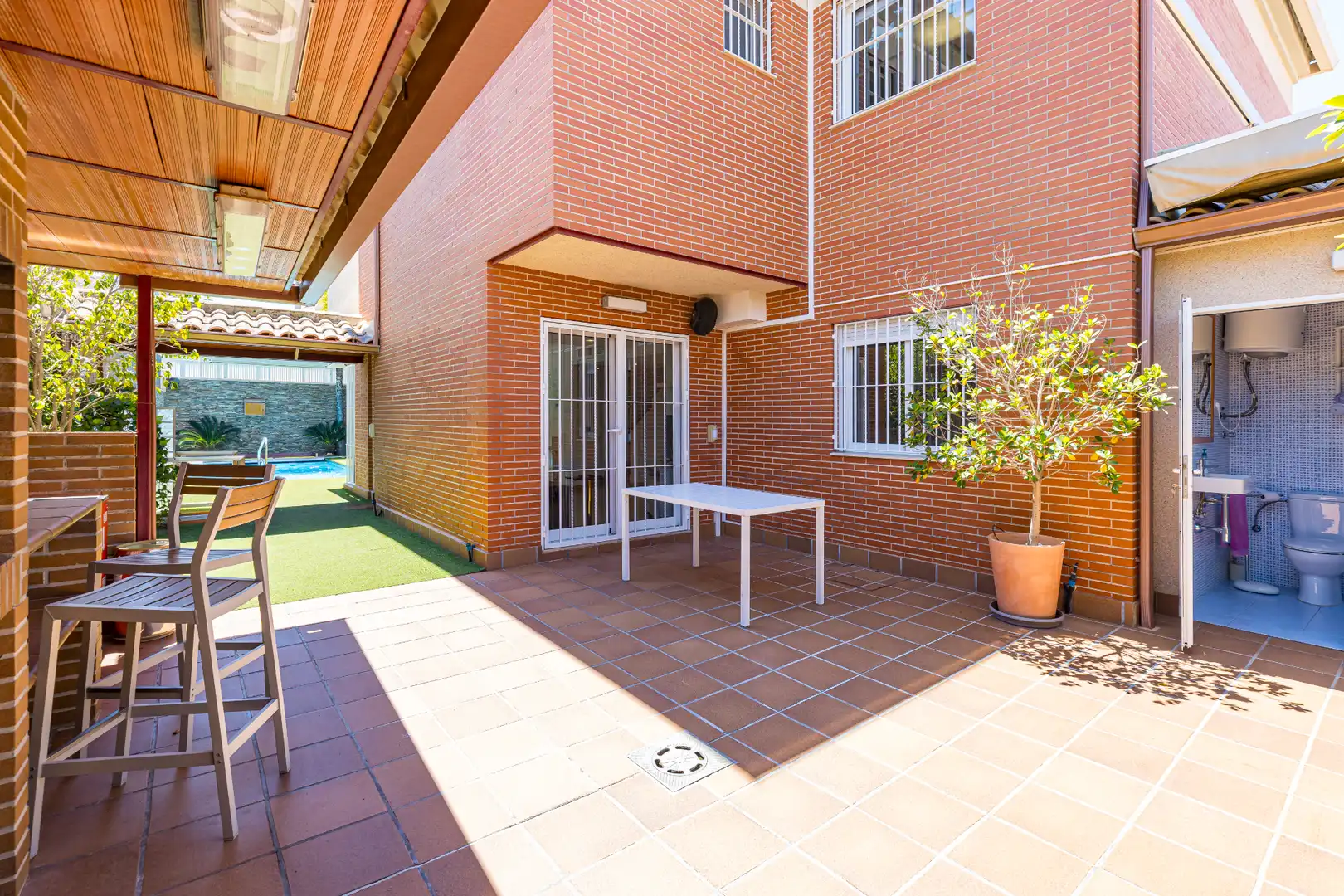 Terraza de Casa adosada en venta en Murcia con Aire acondicionado, Parquet y Terraza