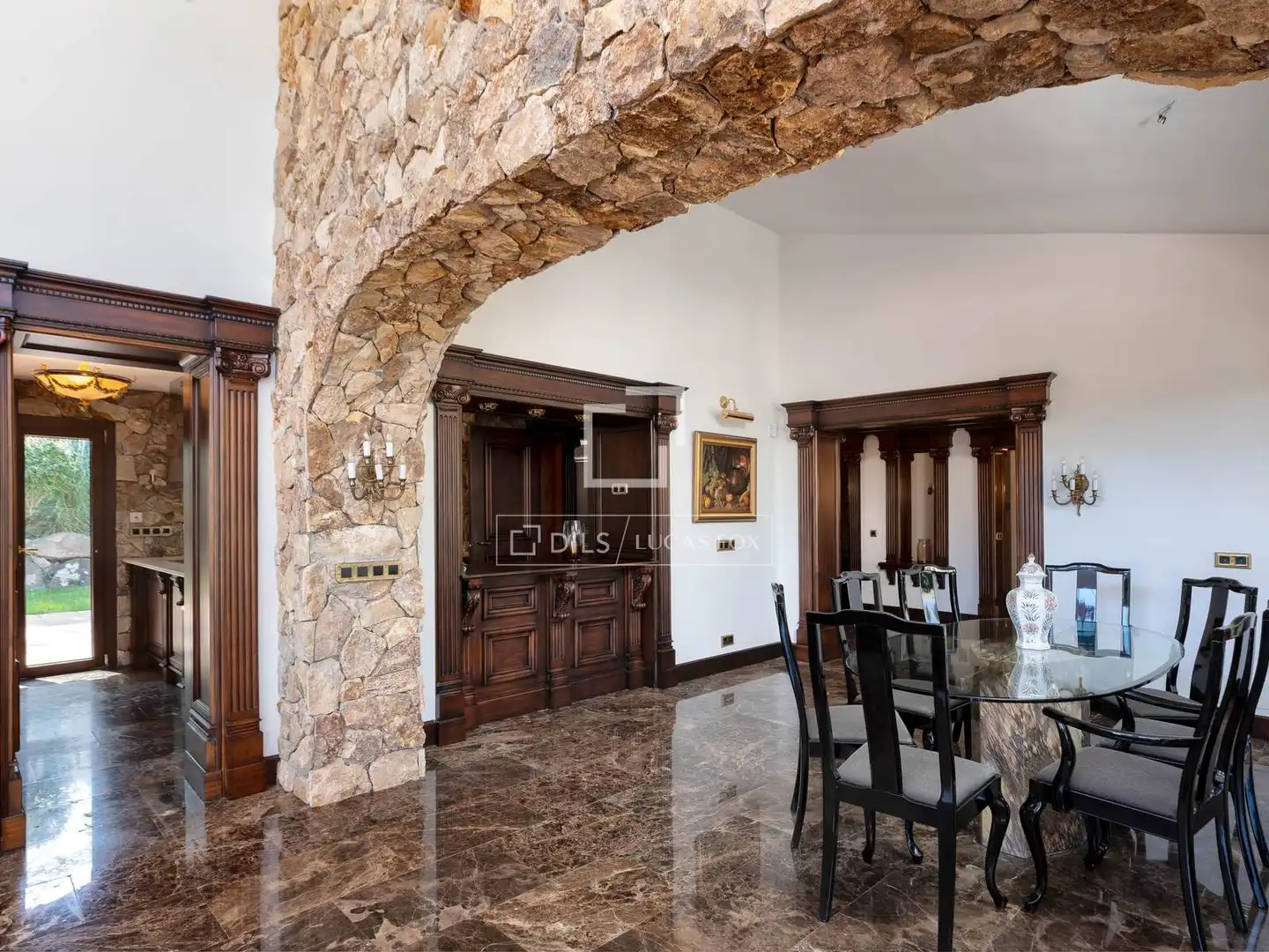Comedor de Casa o chalet en venta en Blanes con Aire acondicionado, Calefacción y Jardín privado