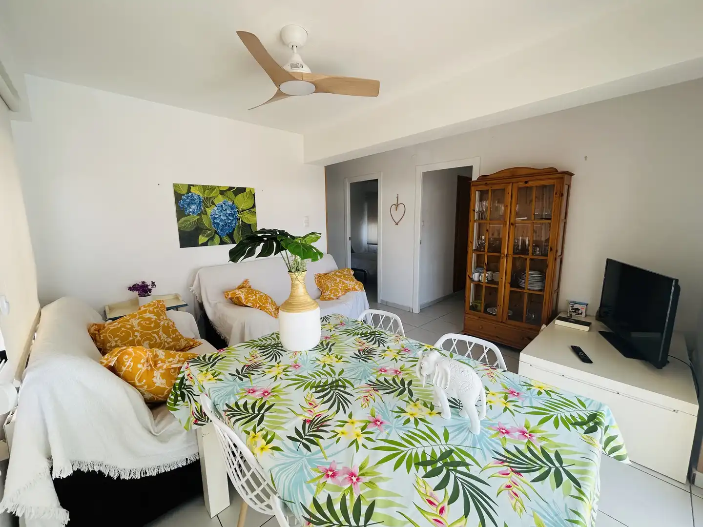 Dining room of Flat for rent in Dénia  with Heating, Terrace and Furnished