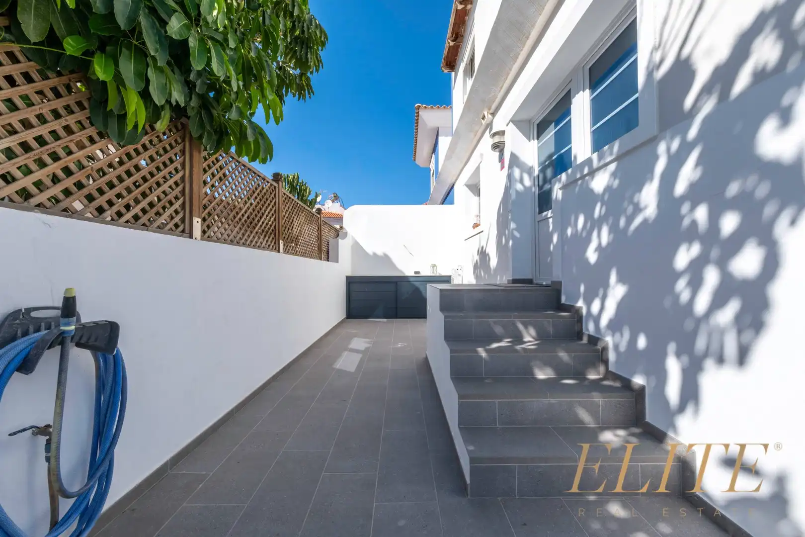 Terraza de Casa adosada en venta en San Bartolomé de Tirajana con Aire acondicionado, Jardín privado y Terraza