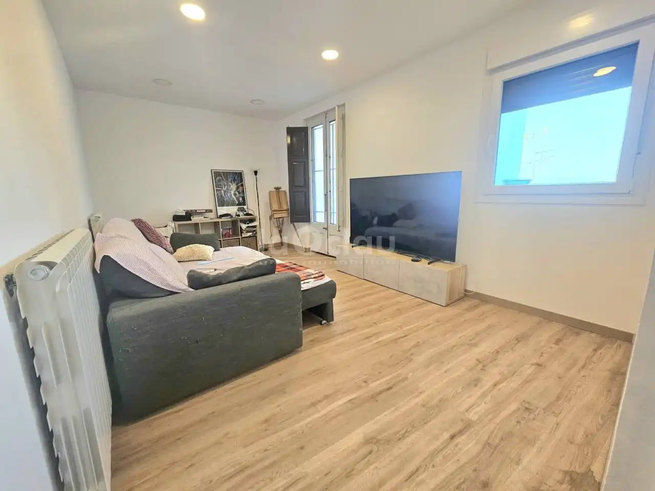 Sala de estar de Piso en venta en Tona con Calefacción, Parquet y Terraza
