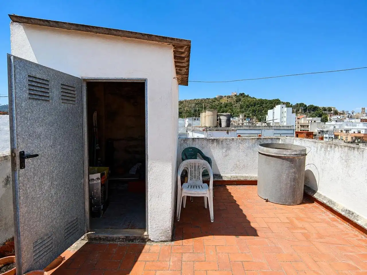 Terrasse von Dachboden zum Verkauf in Oliva mit Terrasse und Abstellraum