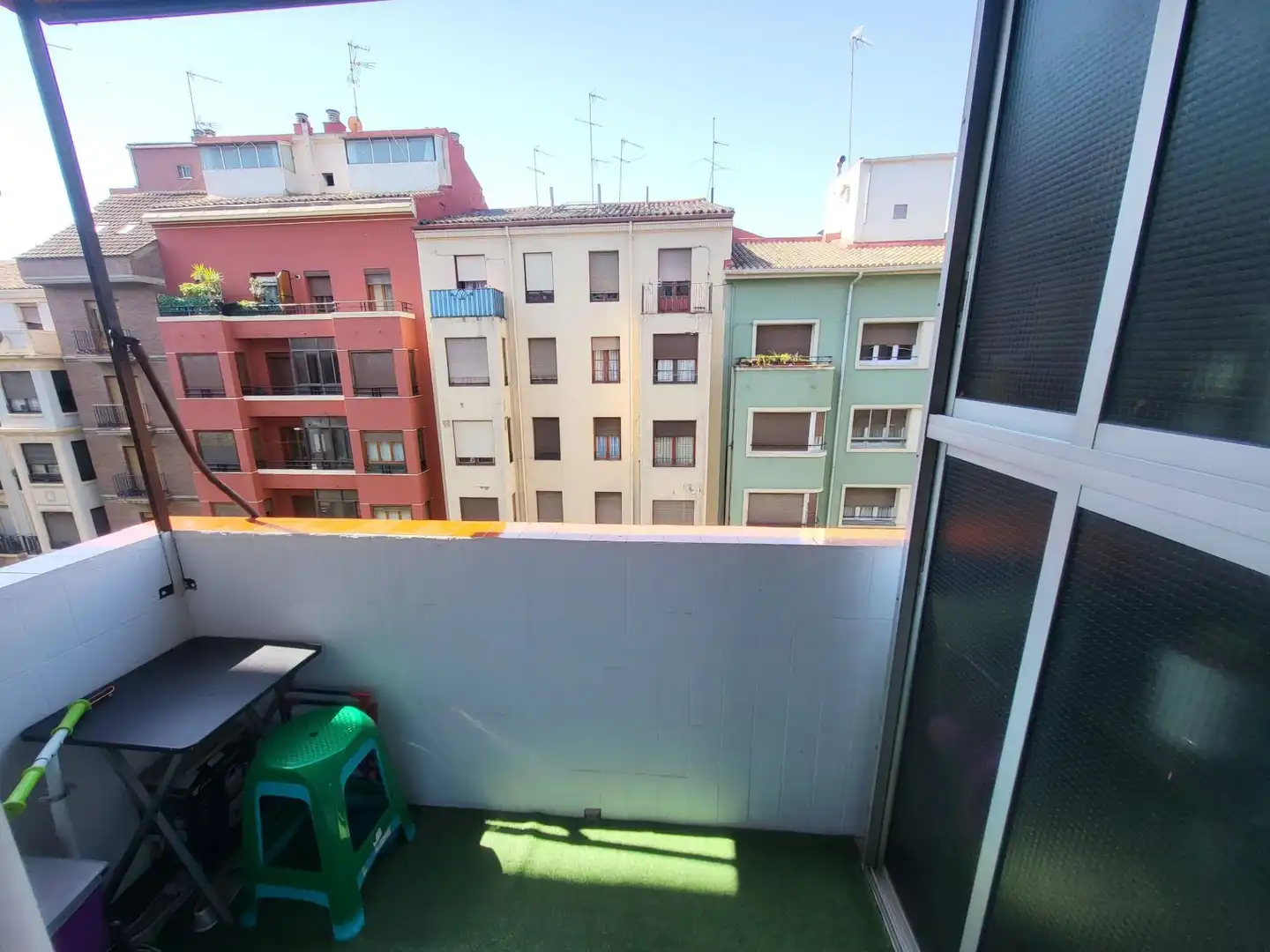 Balcony of Flat for sale in Zaragoza  with Air Conditioner, Heating and Terrace