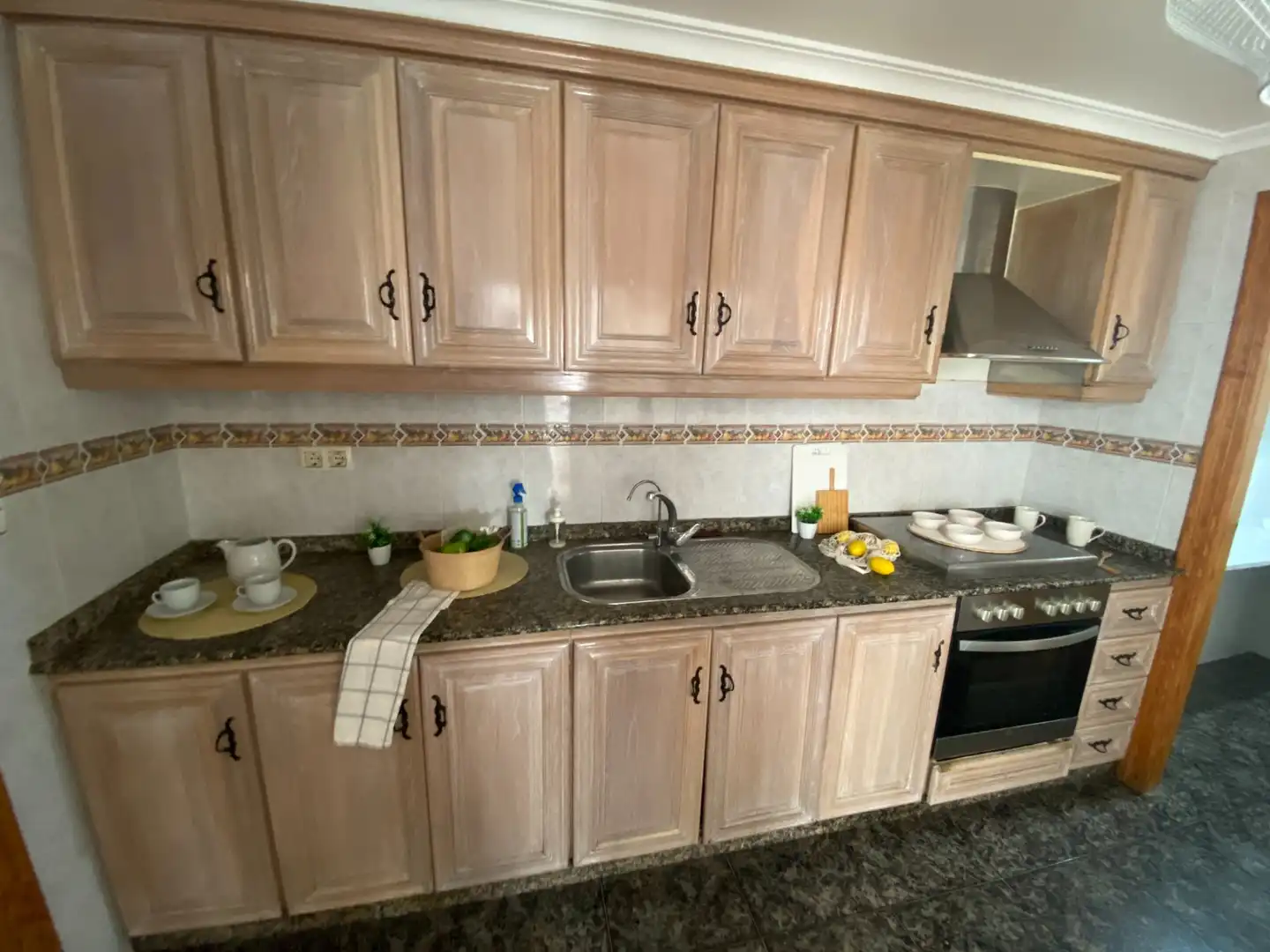 Cocina de Casa o chalet en venta en Sax con Aire acondicionado, Calefacción y Horno