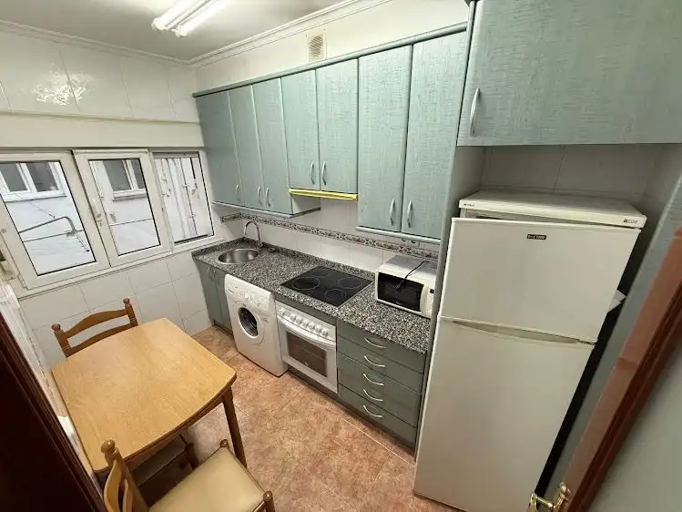 Kitchen of Flat for rent in Gijón   with Heating and Balcony
