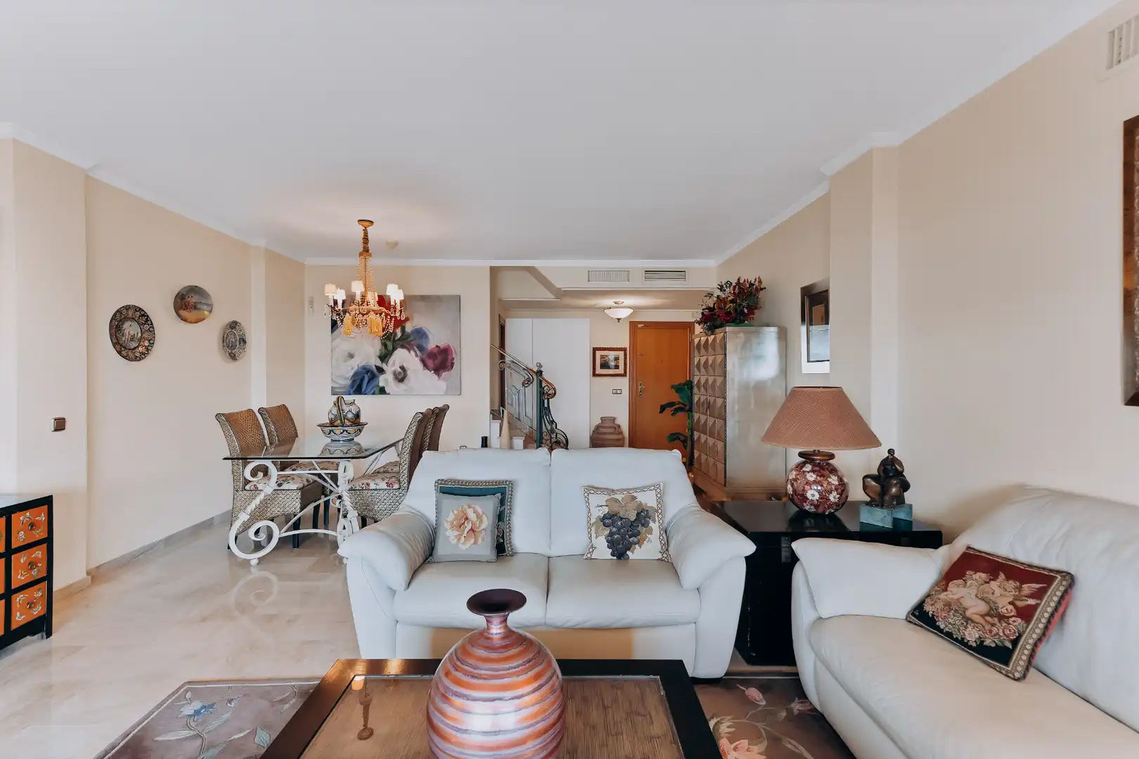 Sala de estar de Ático en venta en Málaga con Aire acondicionado, Calefacción y Terraza