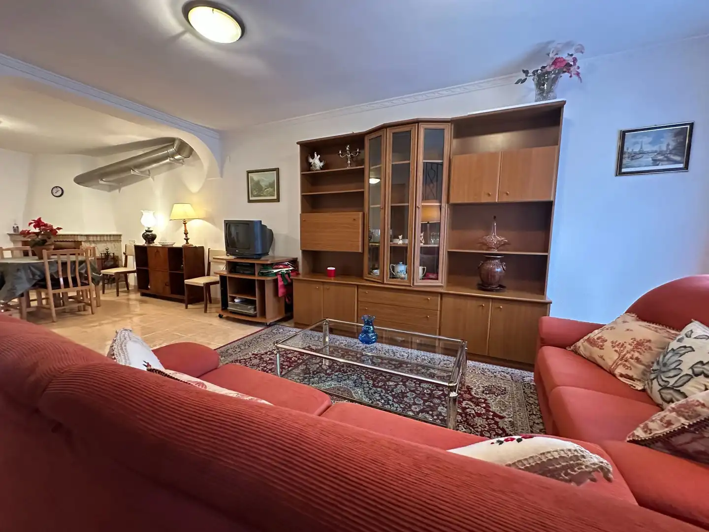 Sala de estar de Casa adosada en venta en Albaida con Aire acondicionado y Amueblado
