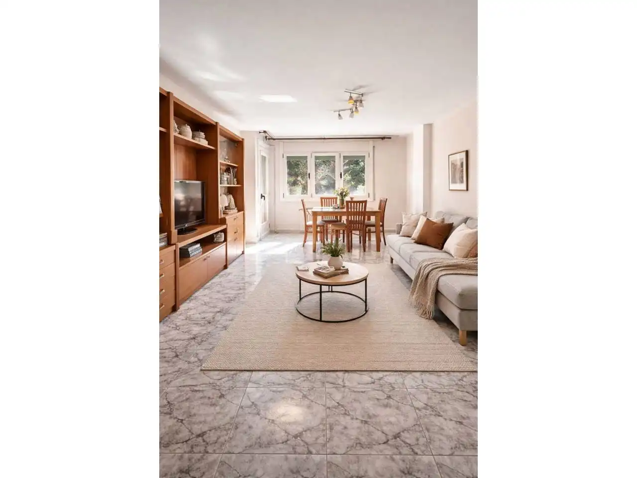 Living room of Flat for sale in Cerdanyola del Vallès  with Heating and Balcony