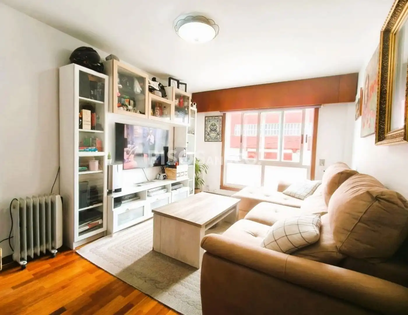 Sala de estar de Piso en venta en A Coruña Capital  con Trastero y Amueblado