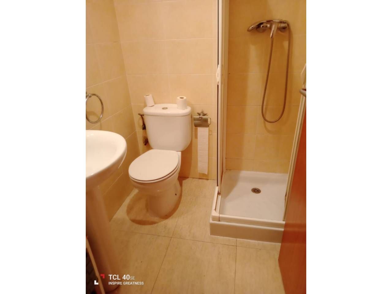 Bathroom of Flat for sale in Girona Capital  with Heating and Balcony