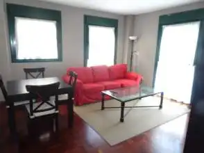 Wohnzimmer von Wohnung zur Miete in Gijón  mit Heizung, Parkett und Möbliert