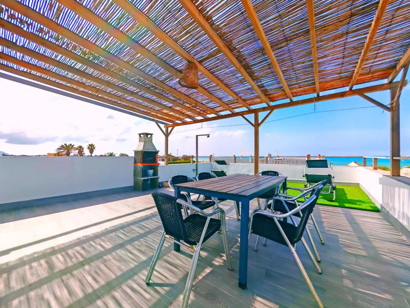 Terrace of Houses for sale in Vejer de la Frontera  with Air Conditioner, Terrace and Furnished
