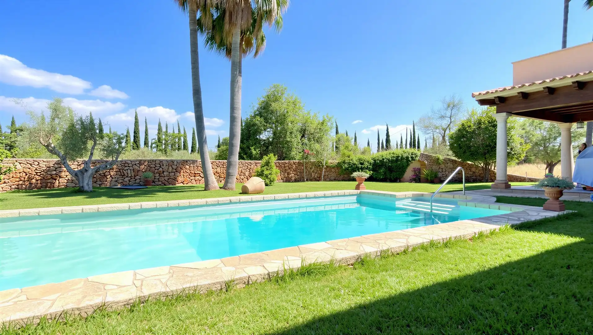 Piscina de Finca rústica en venda en Llucmajor amb Aire condicionat, Calefacció i Terrassa