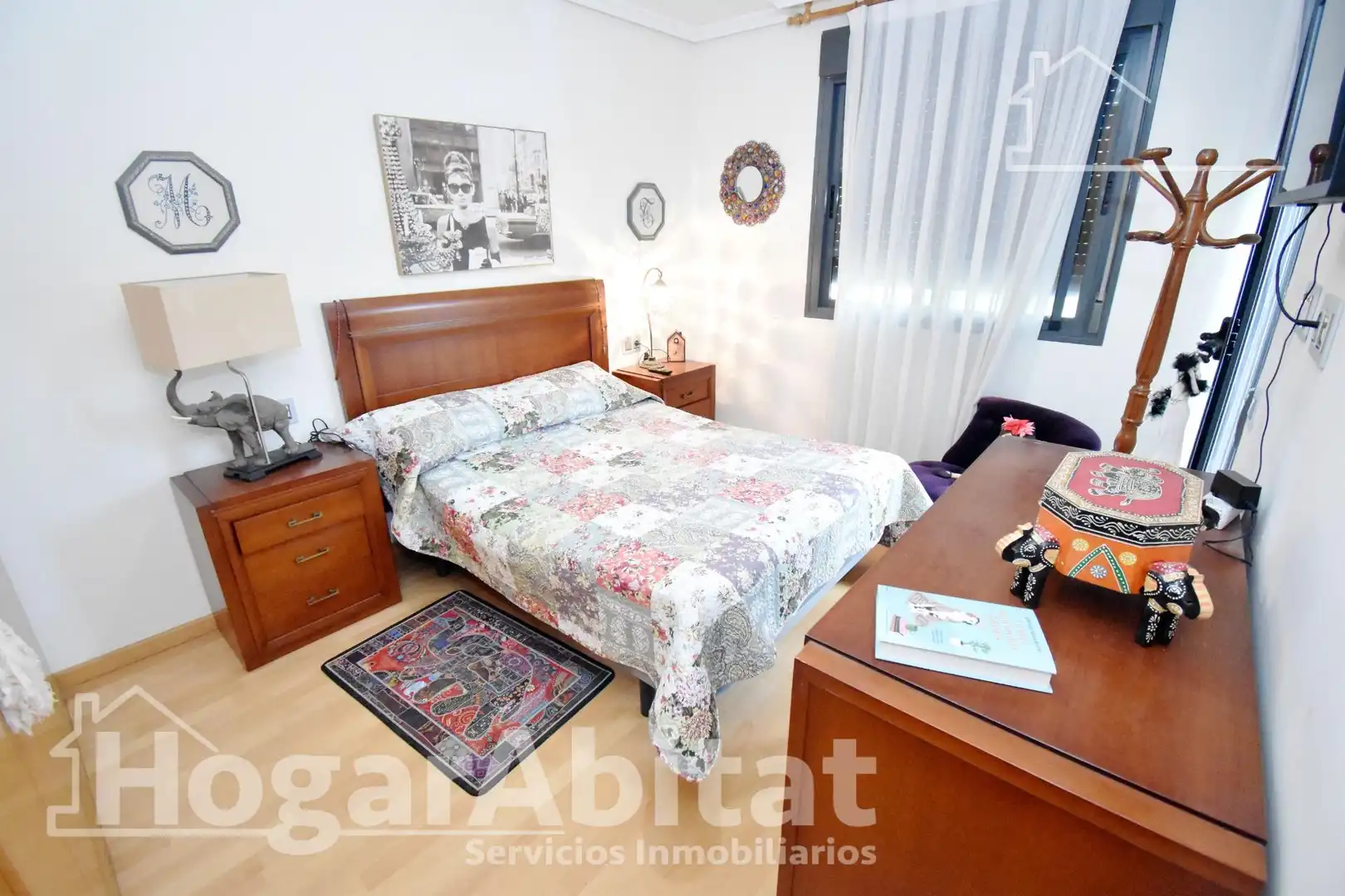 Bedroom of Detached homes for sale in Castellón de la Plana / Castelló de la Plana  with Air Conditioner, Terrace and Balcony