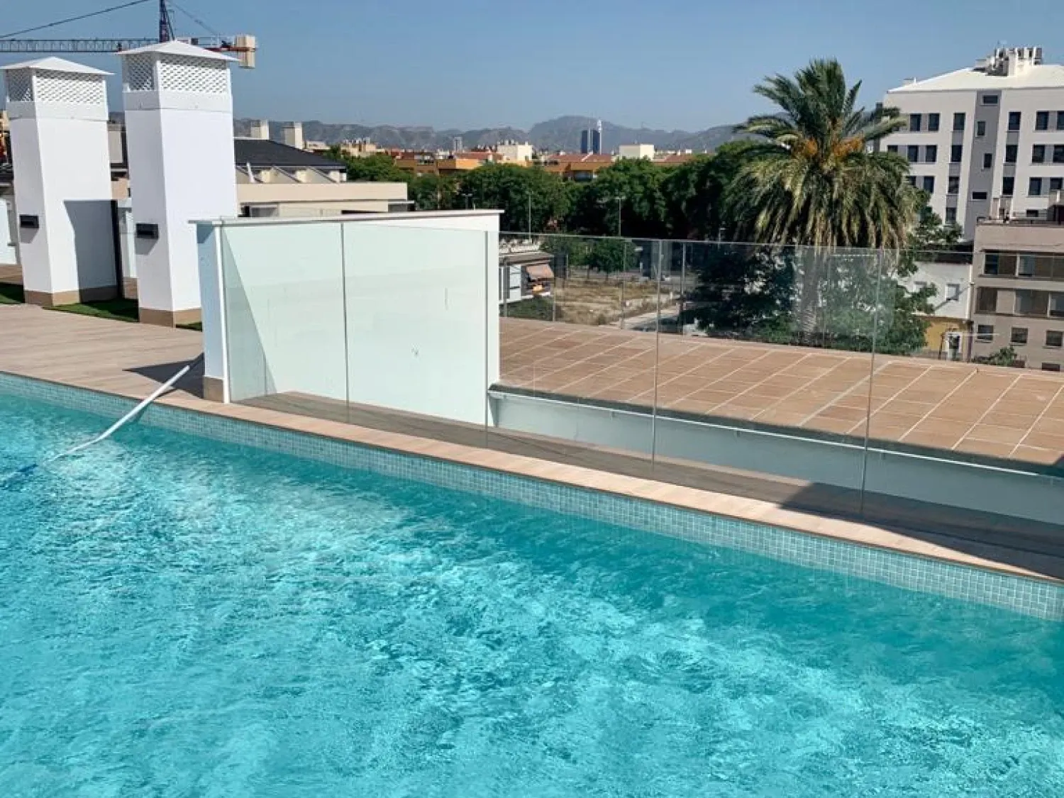 Swimming pool of Study to rent in  Murcia Capital  with Air Conditioner, Heating and Furnished