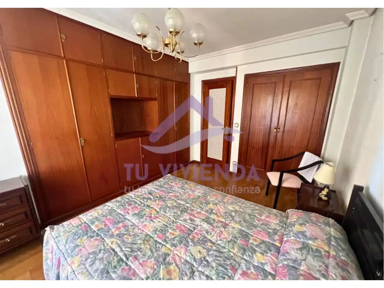 Schlafzimmer von Wohnung zum Verkauf in Valladolid mit Heizung, Parkett und Terrasse