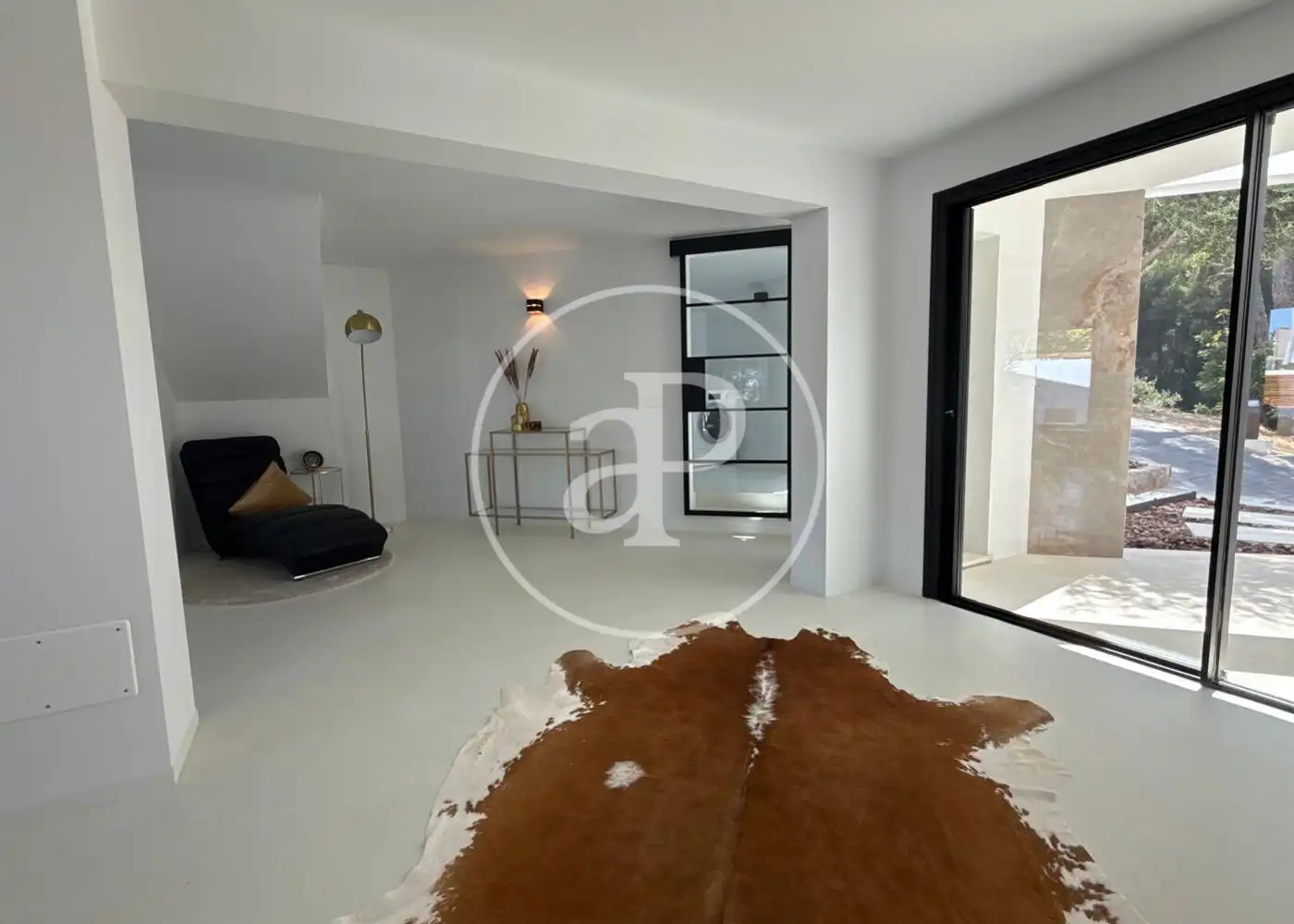 Sala de estar de Casa o chalet de alquiler en Calvià con Aire acondicionado, Calefacción y Jardín privado