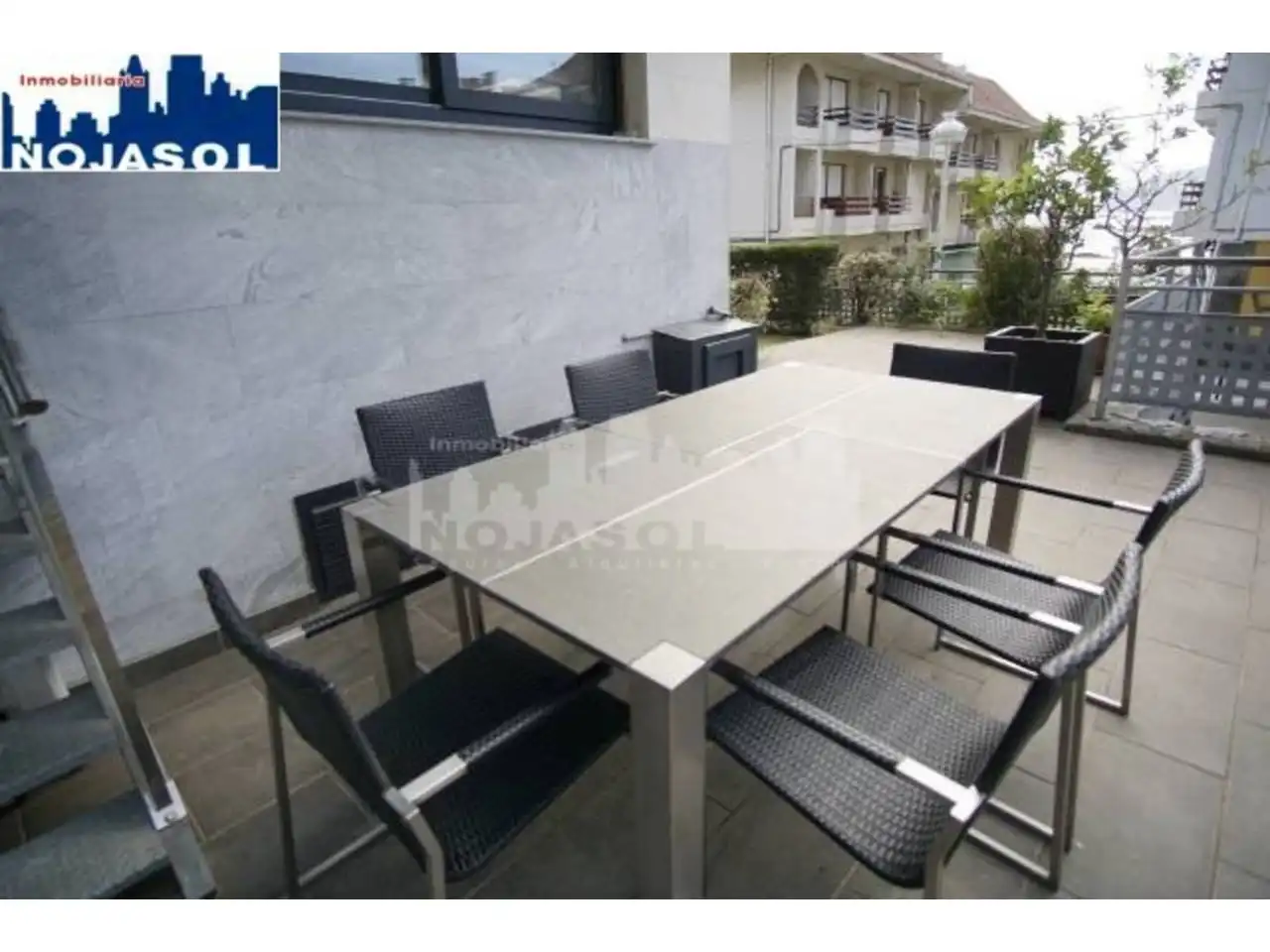 Terrasse von Wohnung zur Miete in Noja mit Heizung, Privatgarten und Terrasse