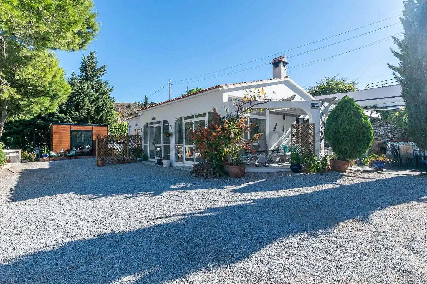 Vista exterior de Casa o xalet en venda en Cómpeta amb Jardí privat i Terrassa