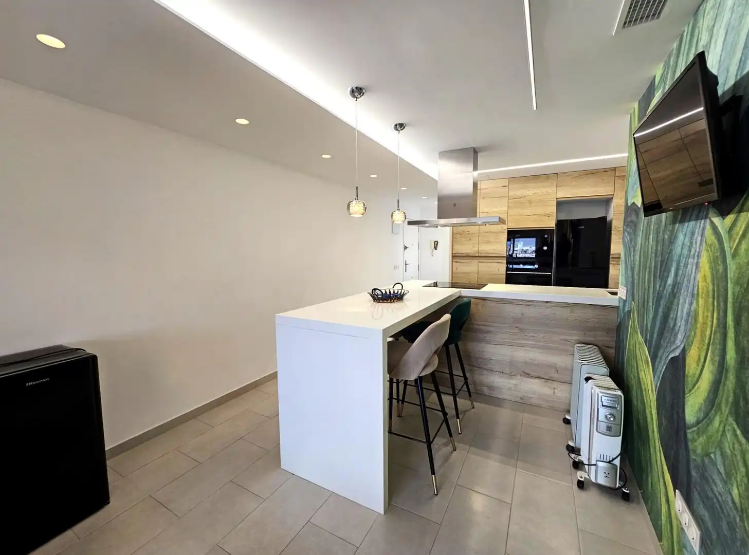 Kitchen of Flat for sale in El Campello  with Air Conditioner, Terrace and Storage room