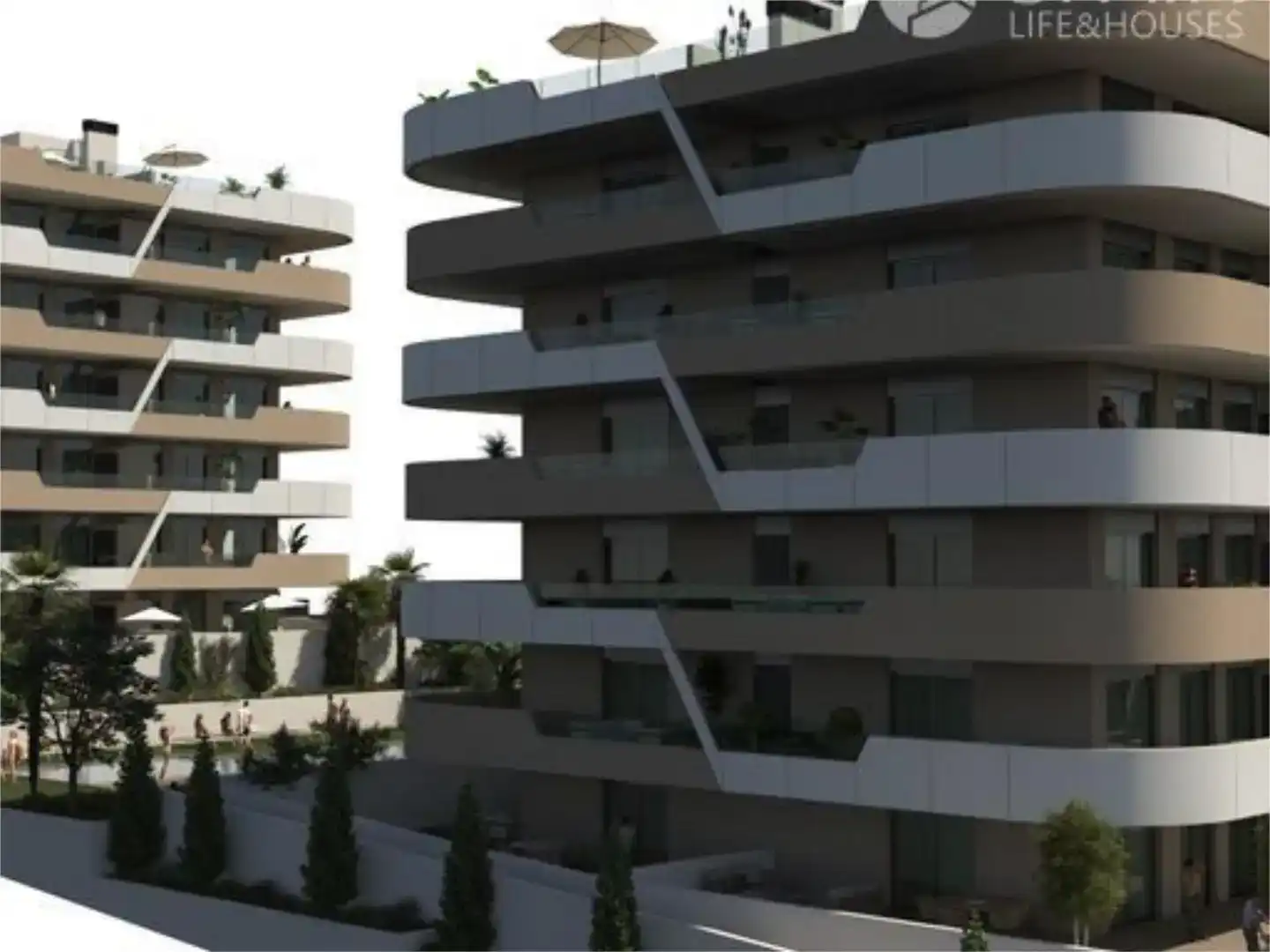Vista exterior de Apartamento en venta en Elche / Elx con Piscina y Balcón