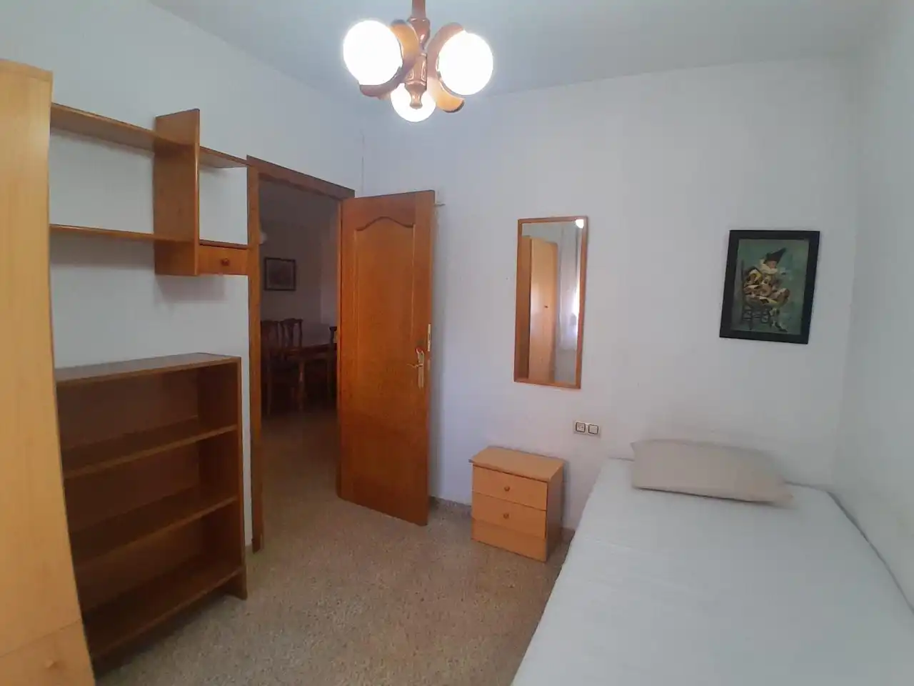 Bedroom of Flat for rent in Granada  with Terrace and Furnished
