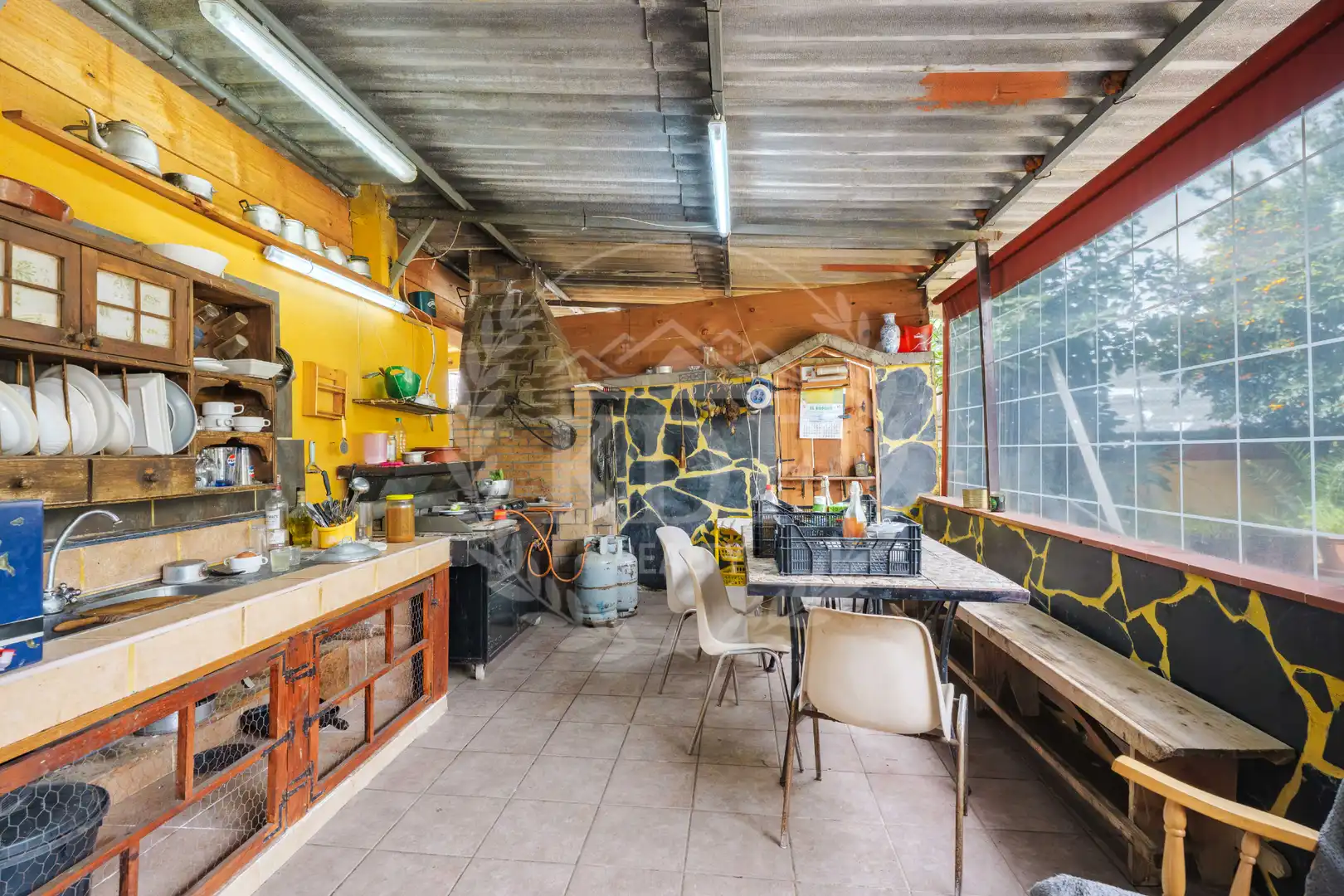 Cocina de Casa o chalet en venta en La Matanza de Acentejo con Jardín privado, Terraza y Piscina