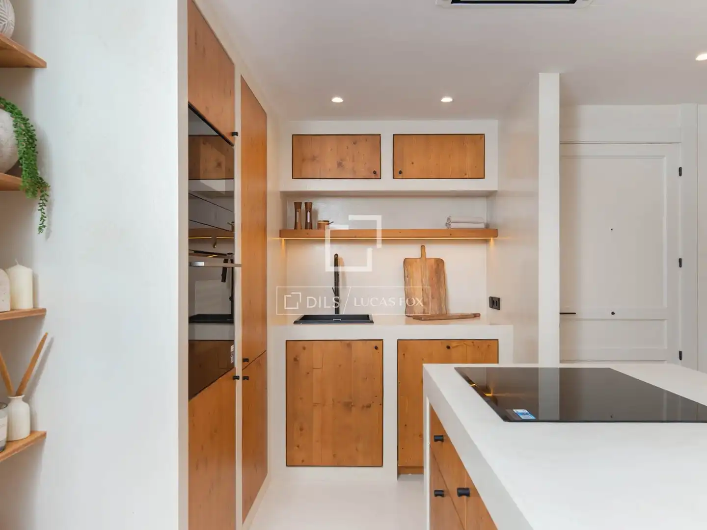 Küche von Wohnung zum Verkauf in Eivissa mit Klimaanlage, Heizung und Privatgarten