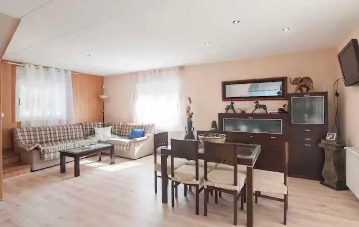 Sala d'estar de Casa o xalet en venda en Olivella amb Aire condicionat, Jardí privat i Terrassa