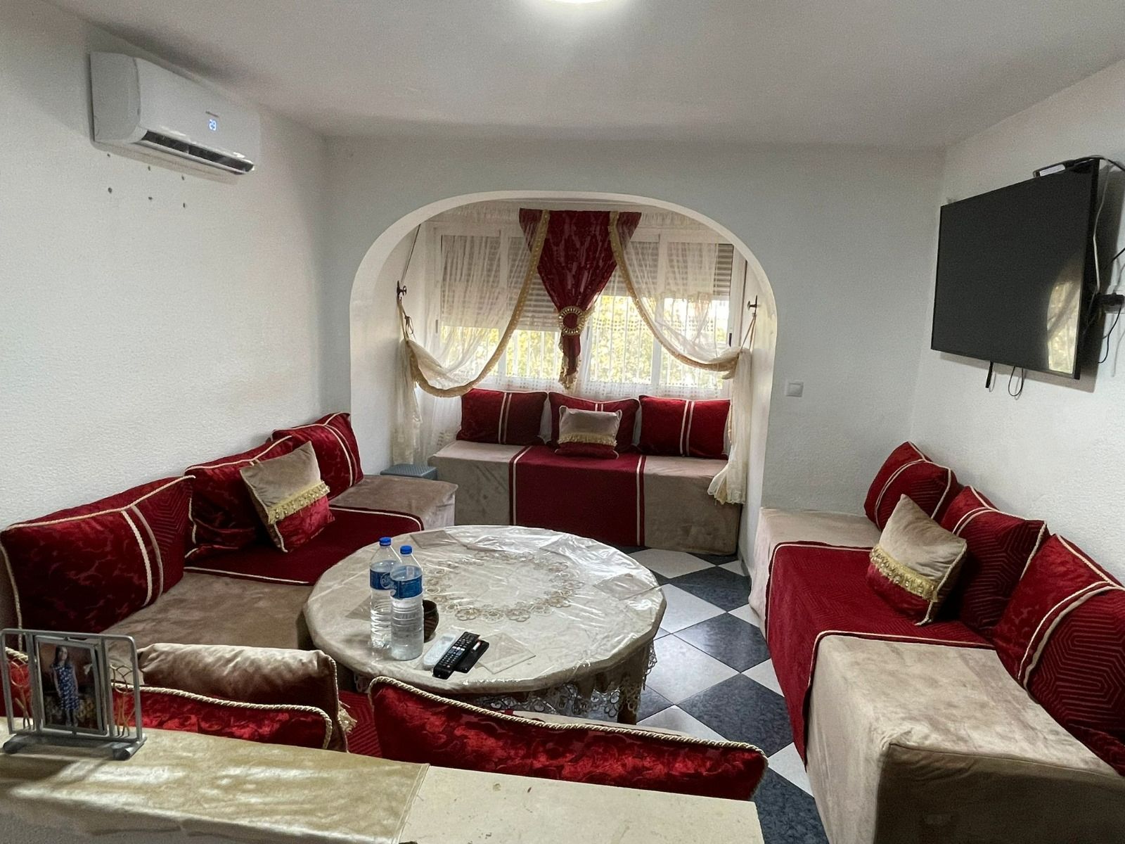 Sala d'estar de Pis en venda en  Murcia Capital amb Moblat i Balcó