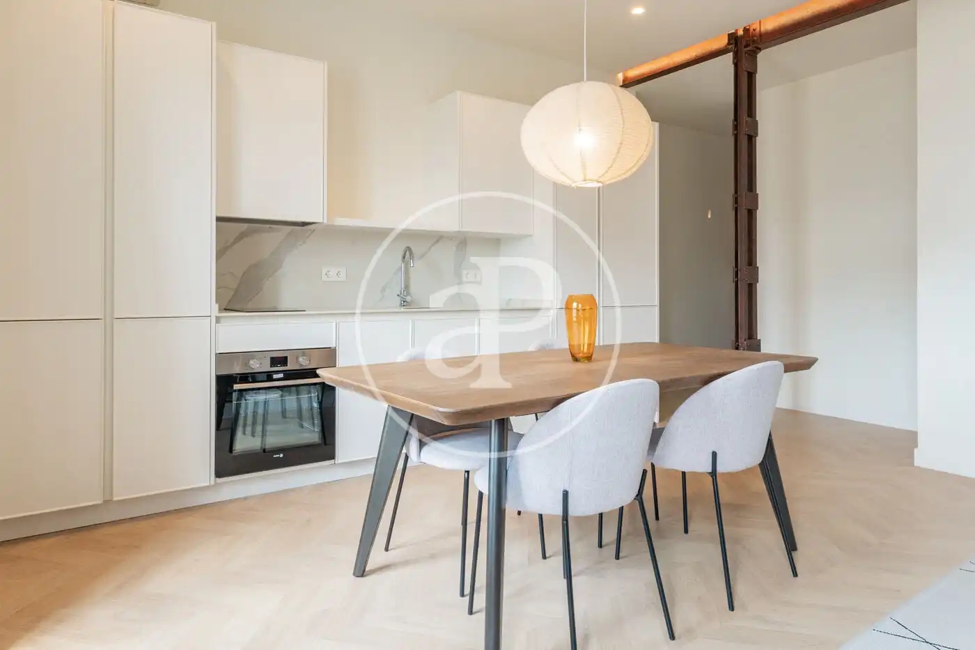 Küche von Wohnung zur Miete in Madrid mit Klimaanlage, Heizung und Möbliert
