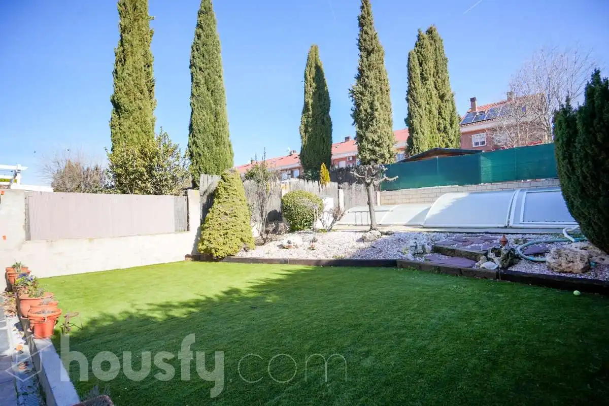 Jardín de Casa o chalet en venta en Rivas-Vaciamadrid con Aire acondicionado, Calefacción y Jardín privado