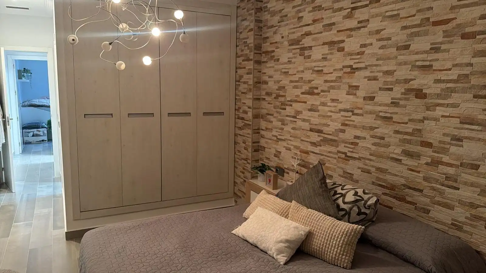 Schlafzimmer von Erdgeschoss zum Verkauf in Benetússer mit Klimaanlage, Terrasse und Abstellraum