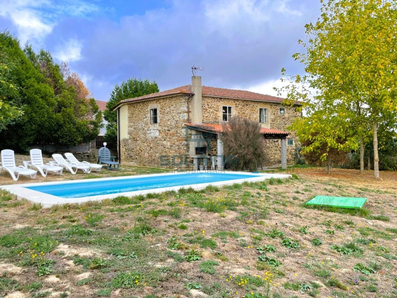 Exterior view of Country house for sale in Cartelle  with Private garden, Swimming Pool and Balcony
