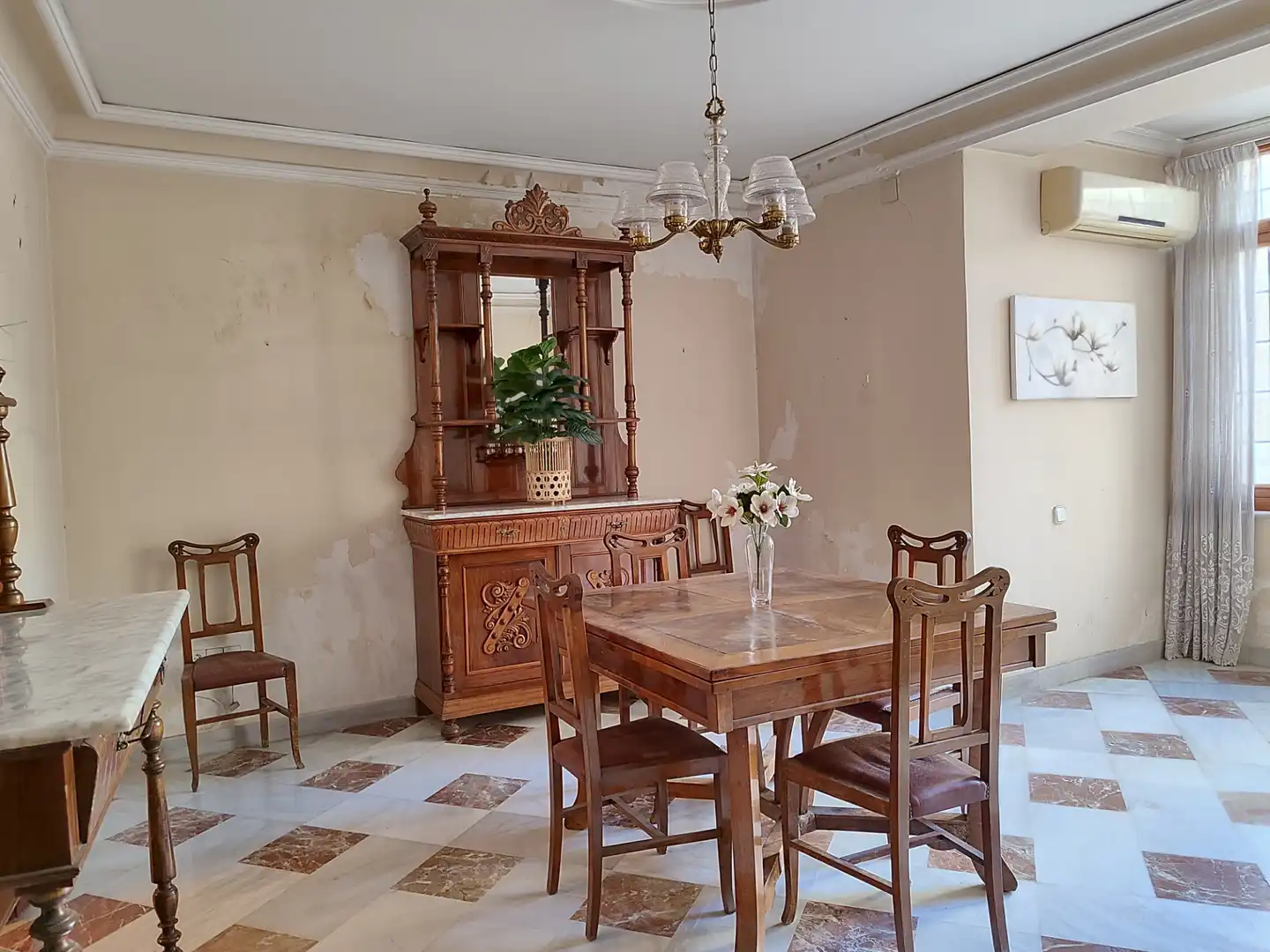 Dining room of Houses for sale in Aspe  with Air Conditioner, Heating and Private garden