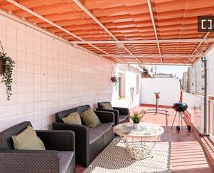 Terrace of Flat to rent in L'Hospitalet de Llobregat  with Air Conditioner, Heating and Furnished
