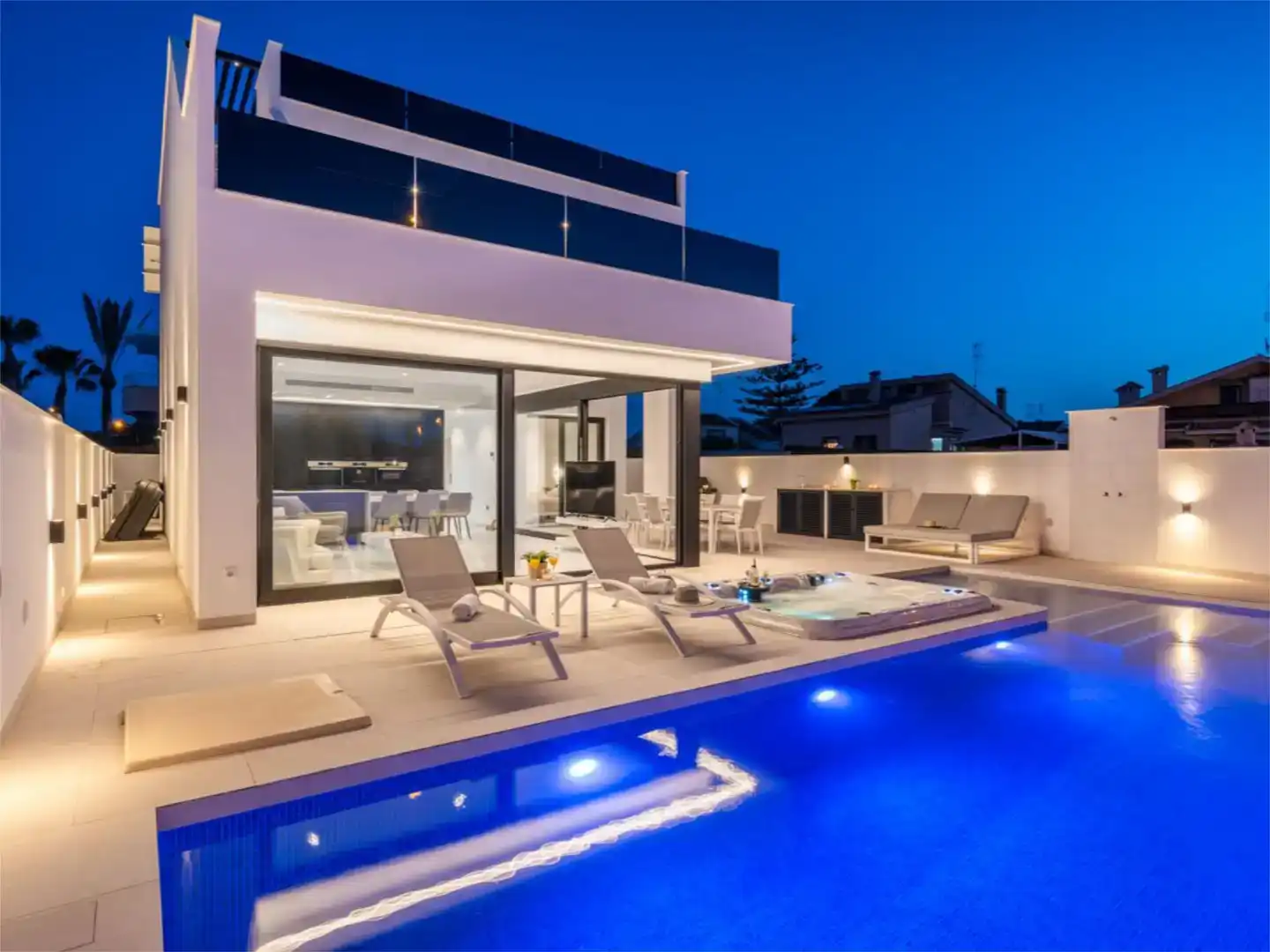Terraza de Casa o chalet en venta en San Javier con Aire acondicionado, Piscina y Balcón