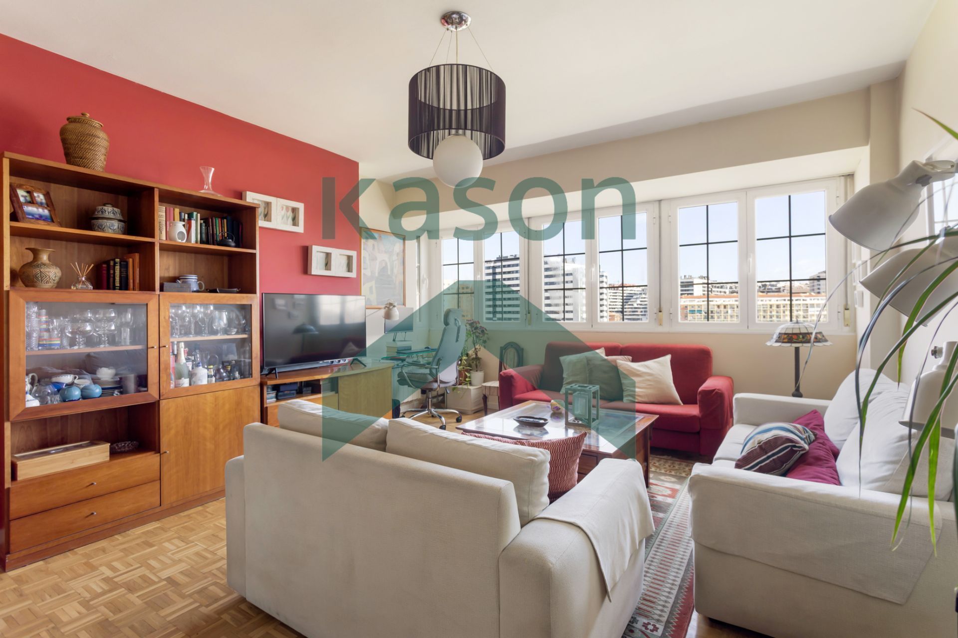 Sala d'estar de Pis en venda en  Madrid Capital amb Aire condicionat i Calefacció