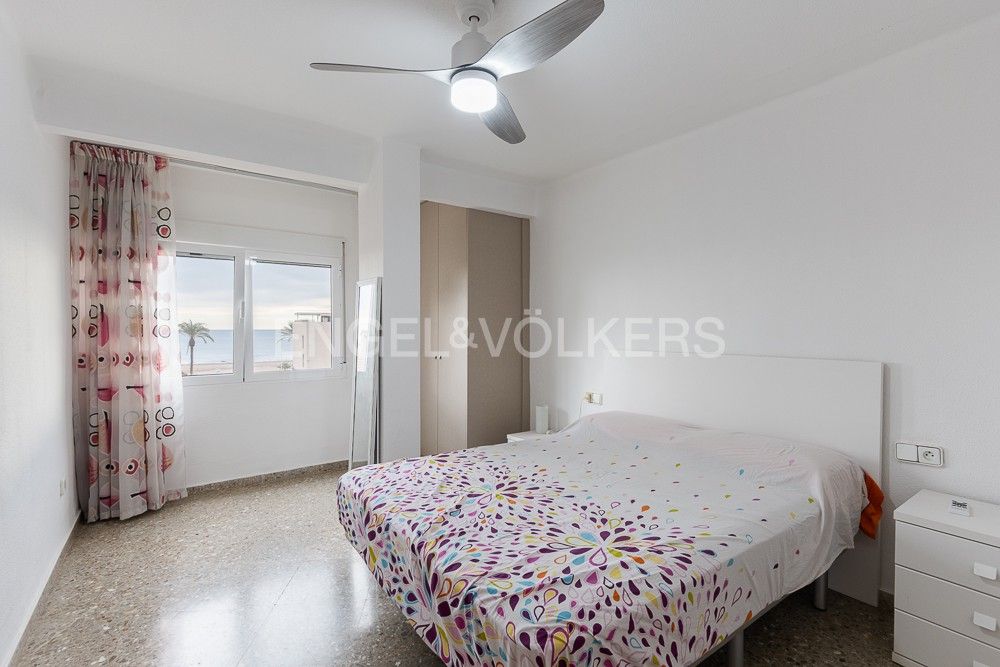 Bedroom of Apartment to rent in La Pobla de Farnals  with Air Conditioner, Heating and Terrace