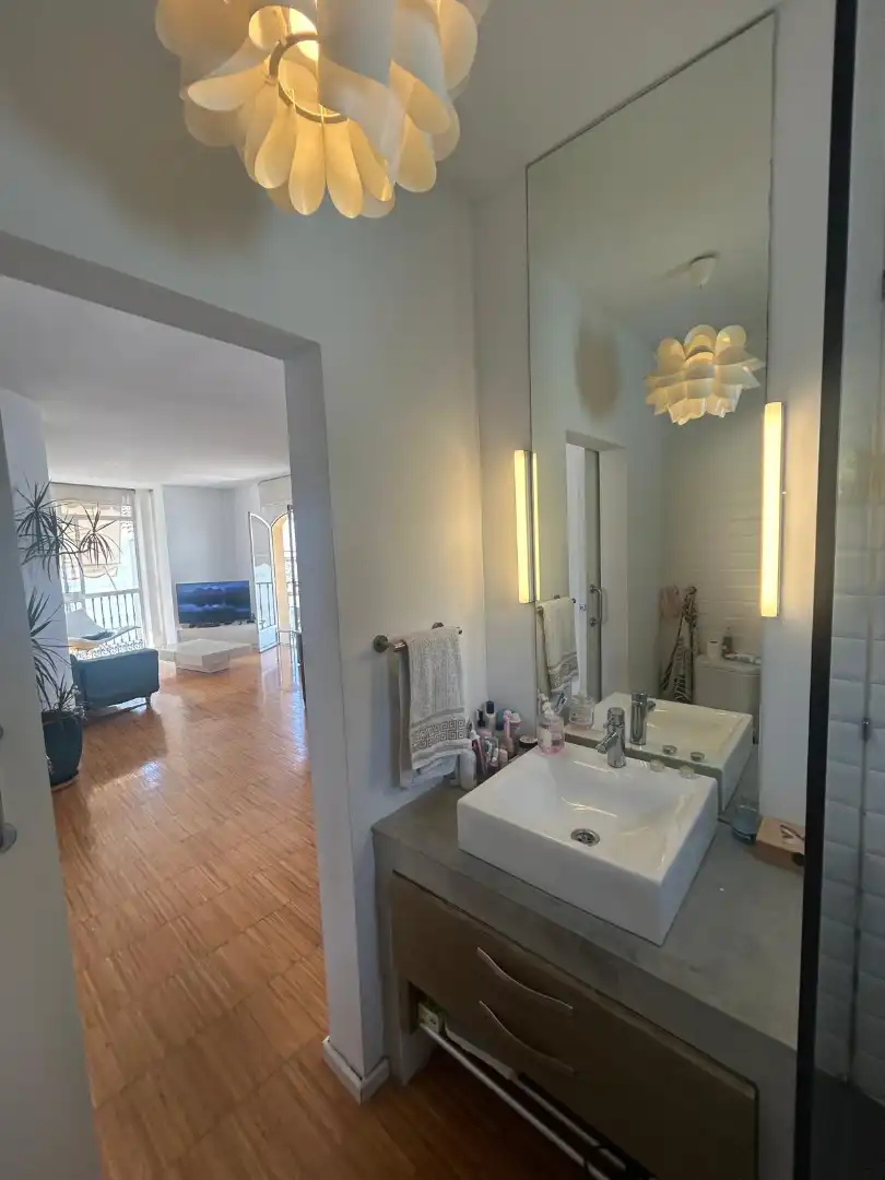 Bathroom of Flat for sale in Málaga  with Air Conditioner and Terrace