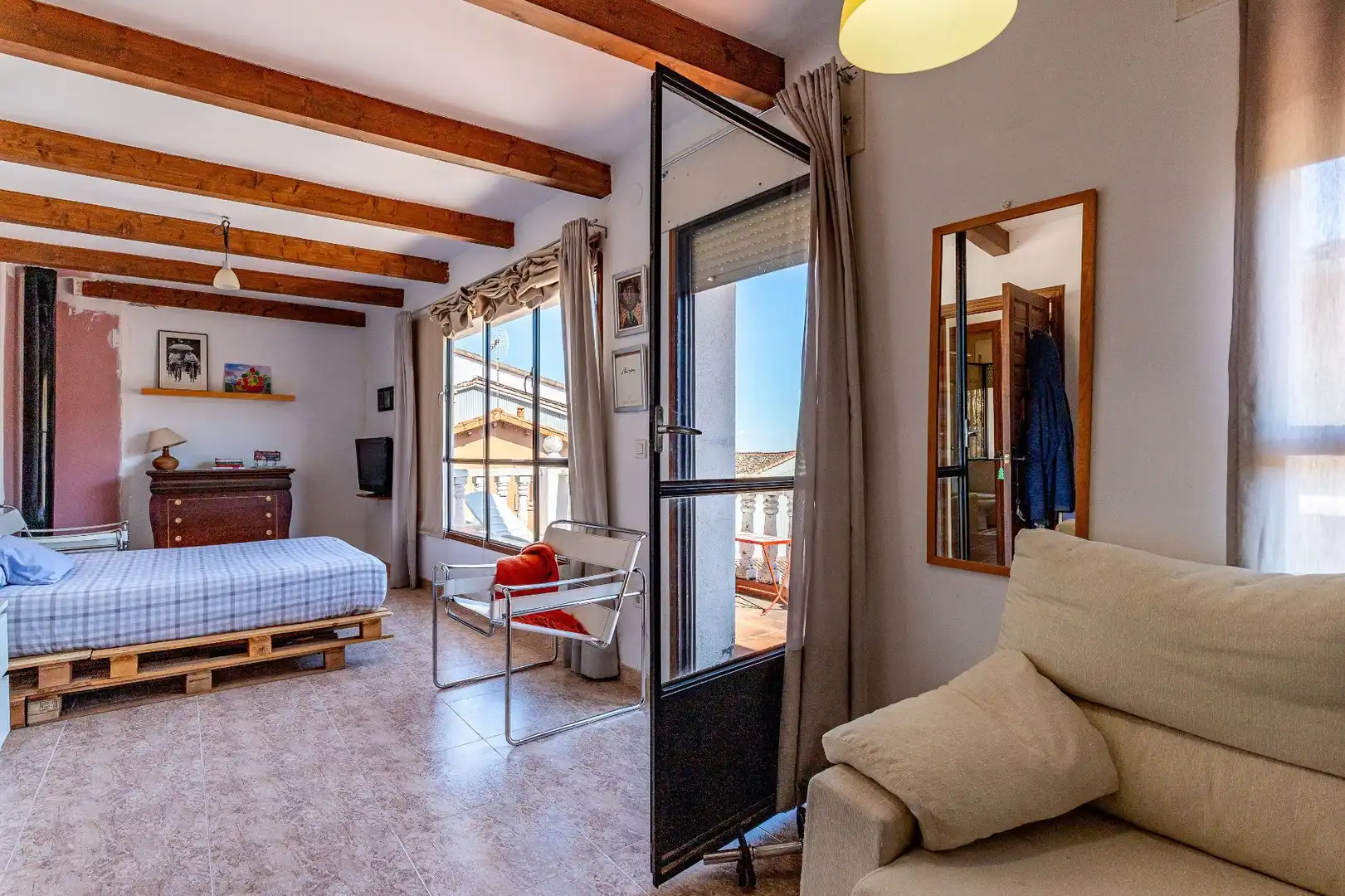 Balcony of Houses for sale in Talaveruela de la Vera  with Private garden, Terrace and Storage room