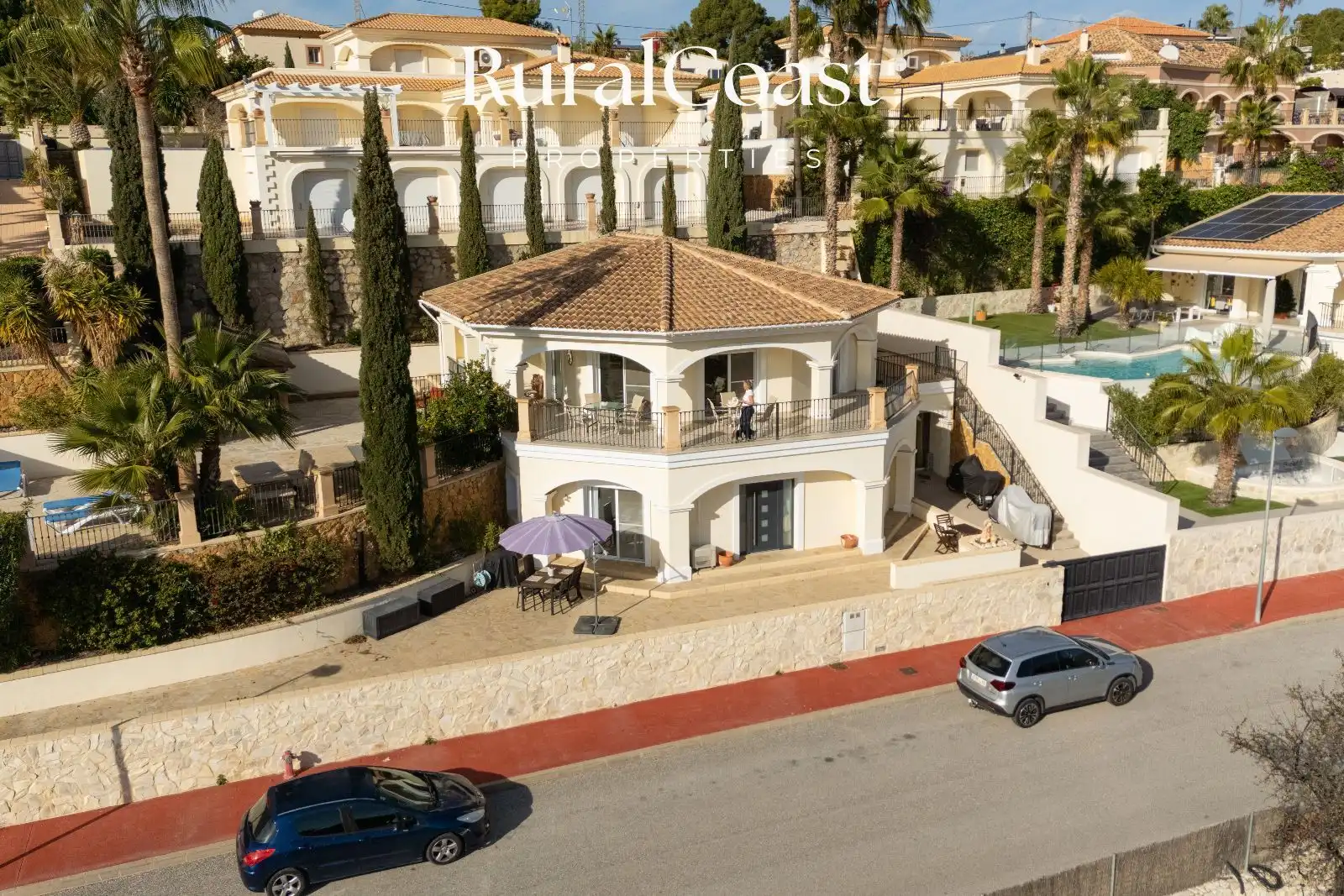 Vista exterior de Casa o chalet en venta en Busot con Aire acondicionado, Calefacción y Terraza