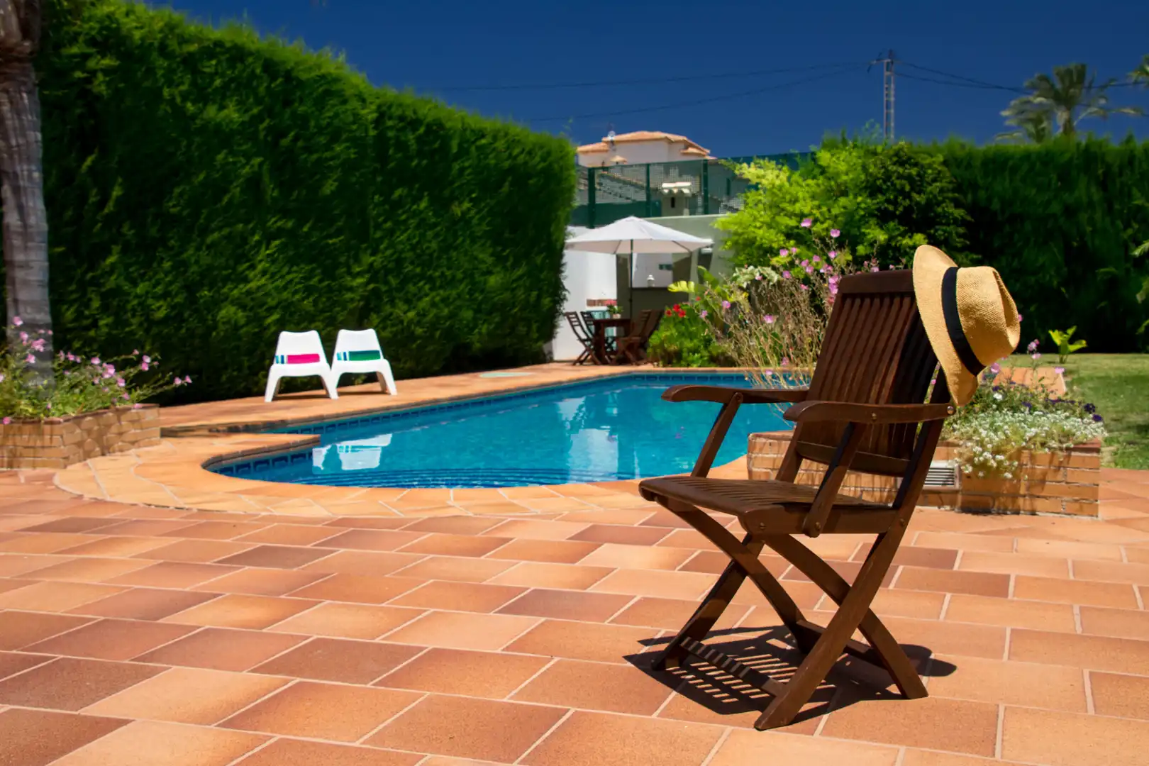 Piscina de Casa o xalet en venda en Beniarbeig amb Aire condicionat, Calefacció i Jardí privat