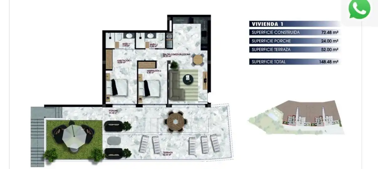 Penthouse mit Terrasse zum Verkauf in CACERES, imagen 44