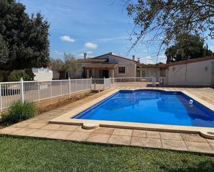 Swimming pool of House or chalet to rent in Santa María del Camí  with Air Conditioner, Heating and Storage room