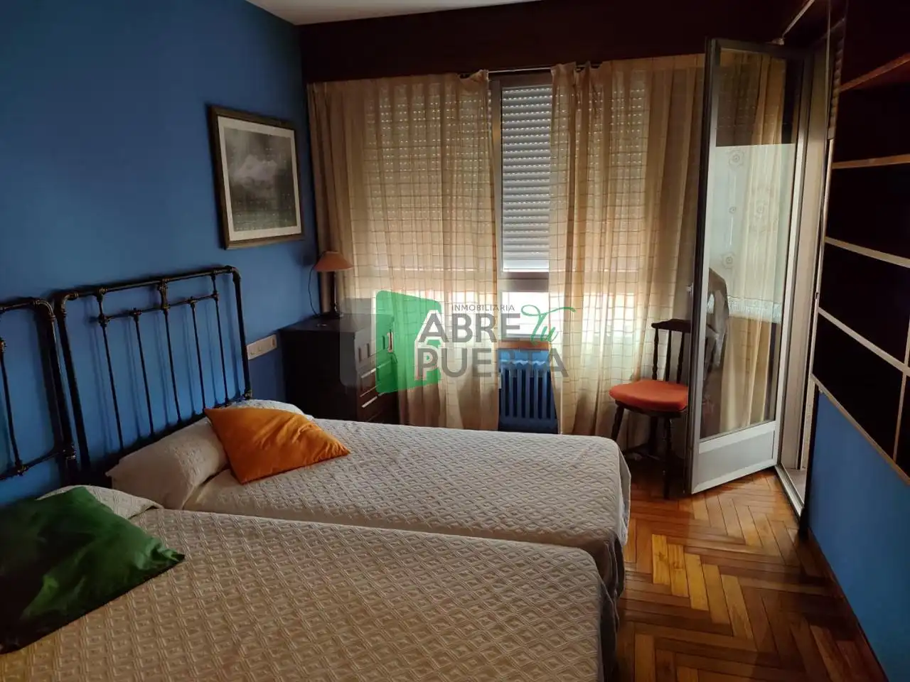 Bedroom of Flat for sale in Ourense Capital   with Heating, Parquet flooring and Storage room
