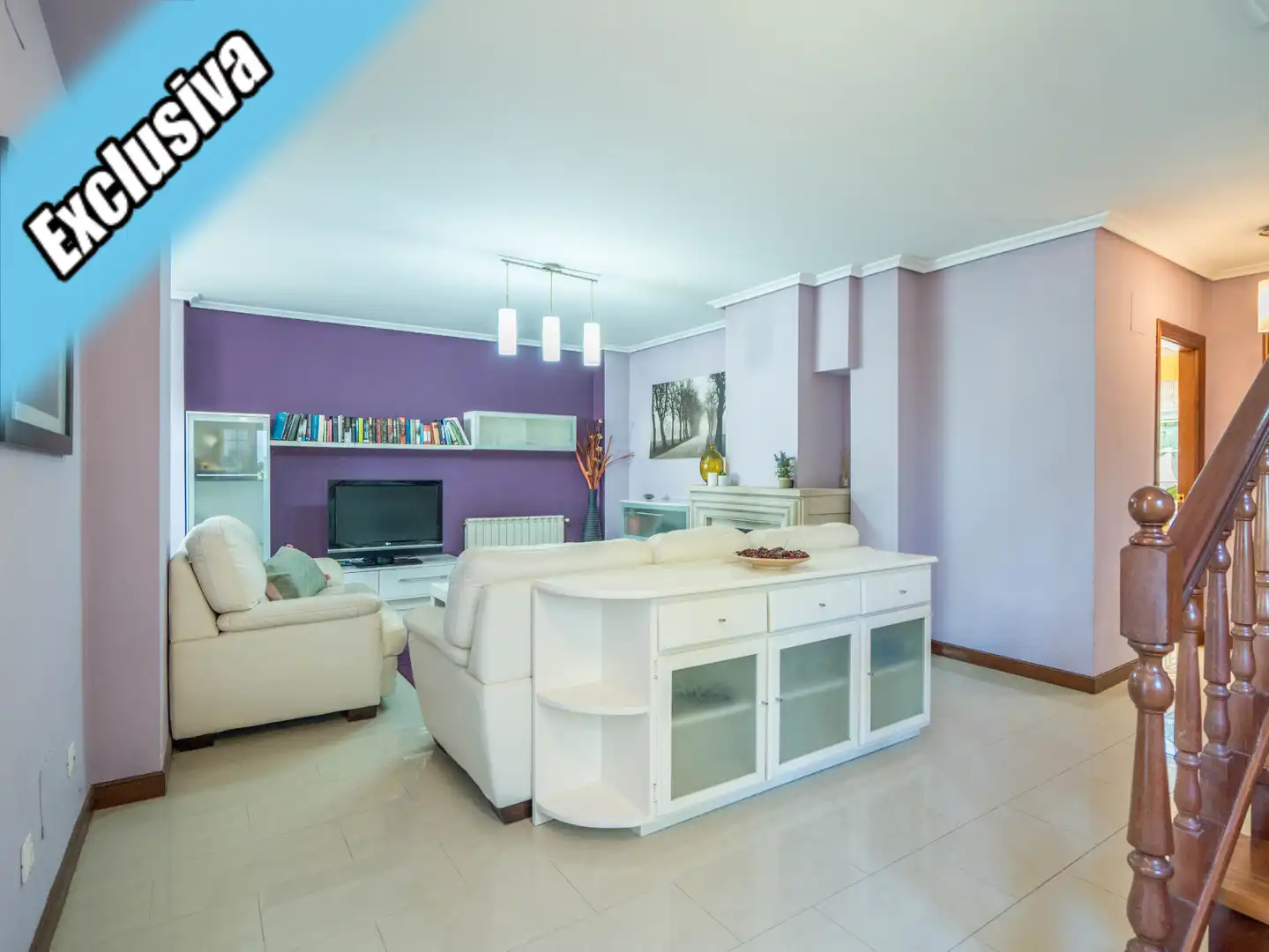 Sala d'estar de Casa o xalet en venda en Bárcena de Cicero amb Calefacció, Jardí privat i Terrassa