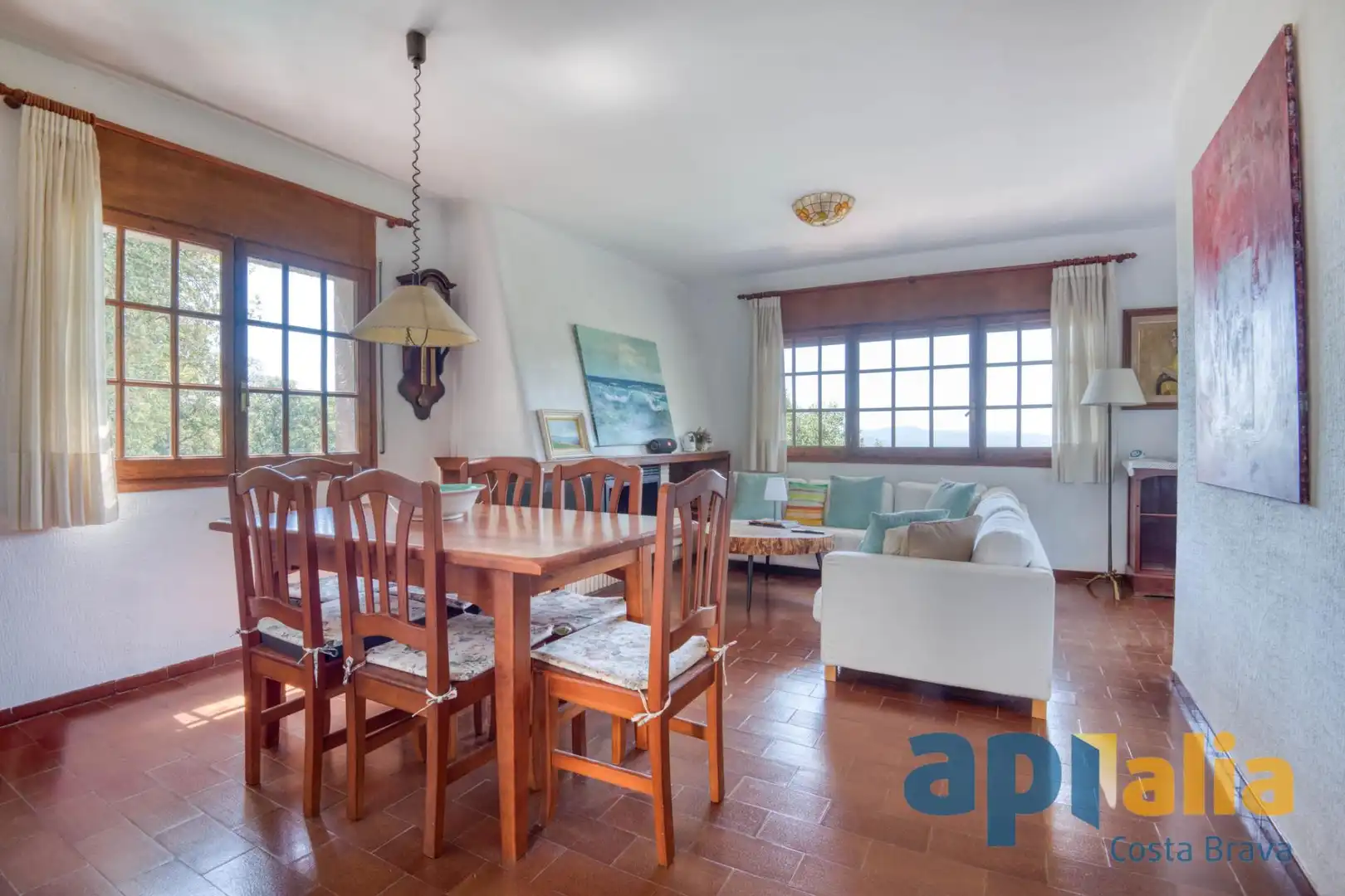 Dining room of Houses for sale in Santa Cristina d'Aro  with Terrace and Swimming Pool