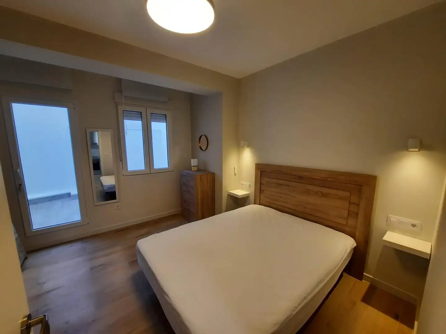 Bedroom of Flat for rent in Almansa  with Air Conditioner, Furnished and Balcony