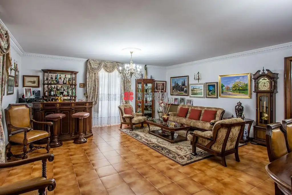 Sala d'estar de Casa o xalet en venda en Padrón amb Jardí privat